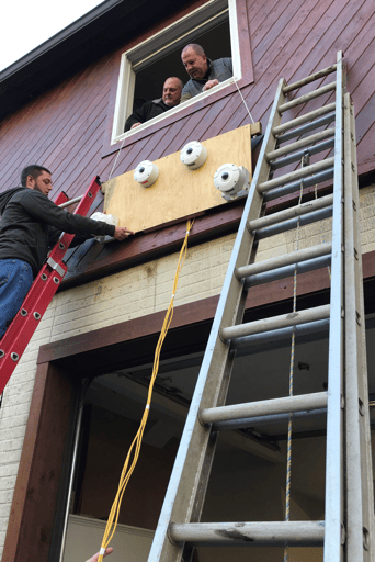 Adjustable tilt demo board in window 2