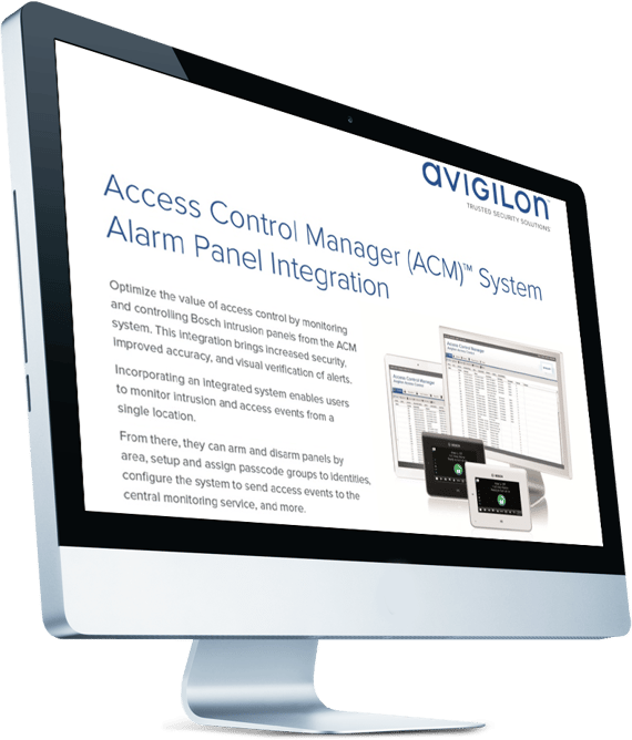 Avigilon ACM Access Control Integrates Bosch Alarm Panels