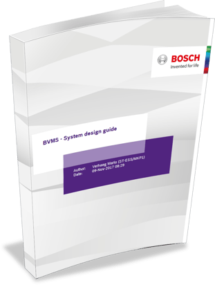 BVMS 8.0 - System design guide paperback cover