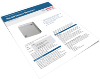 Bosch ISN-SM Seismic Detector data sheet image