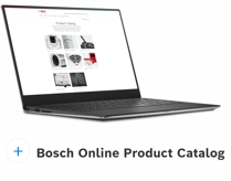 Bosch Online Product Catalog tab image