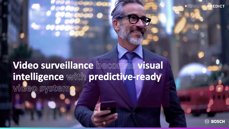 Bosch Video Systems are predictive-ready clip