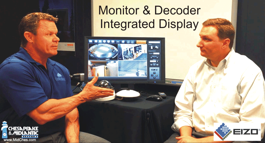 Monitor with Built-in ONVIF IP Camera Decoder