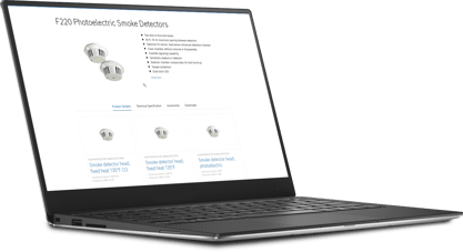 F220 Smoke Detector Family webpage