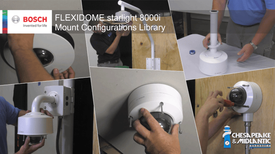 FLEXIDOME starlight 8000i mount configuration library image