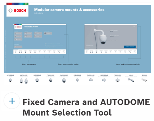 Fixed Camera Mount Selection Guide