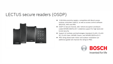 LECTUS secure card readers - OSDP