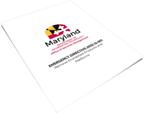 Maryland Department of Health Cybersecurity Directive 2022-12-001 Cover Image