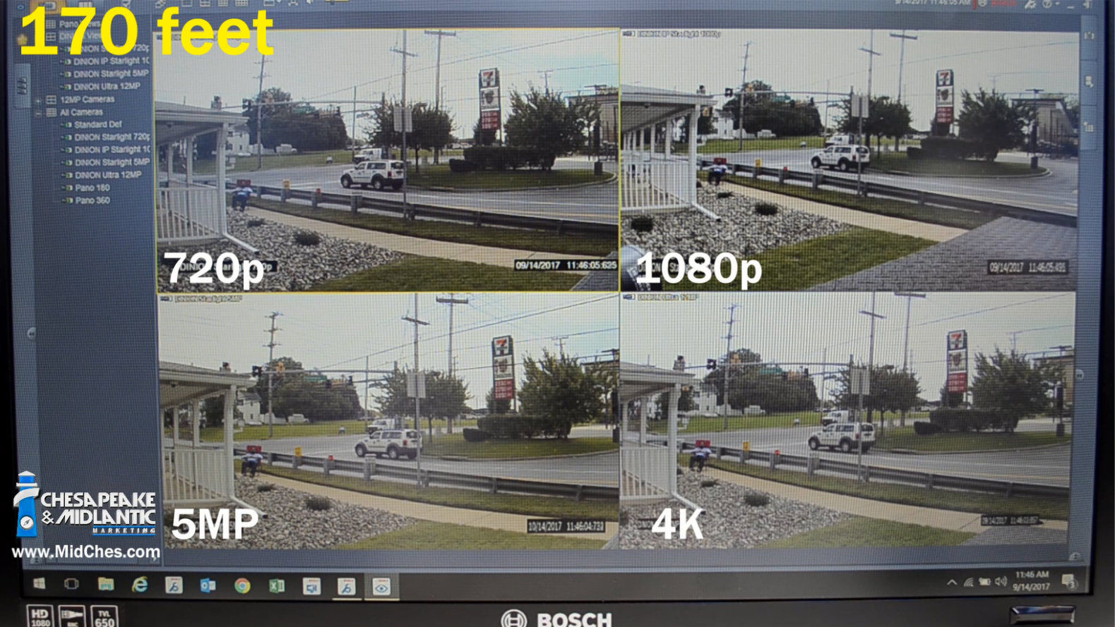 What's the difference between 4CIF, 720p, 1080p, & 5MP resolution?