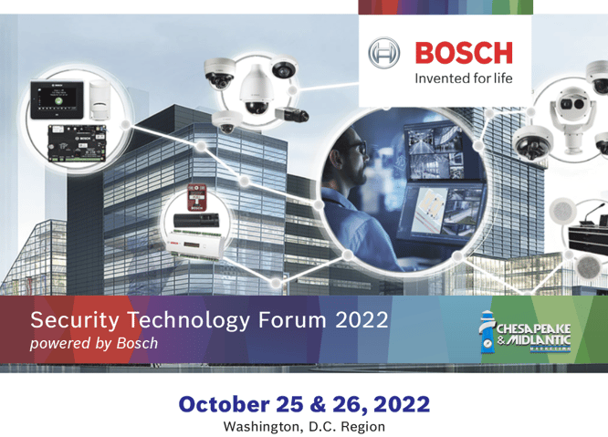Save the Date Banner Image - Security Technology Forum 2022, powered by Bosch-3