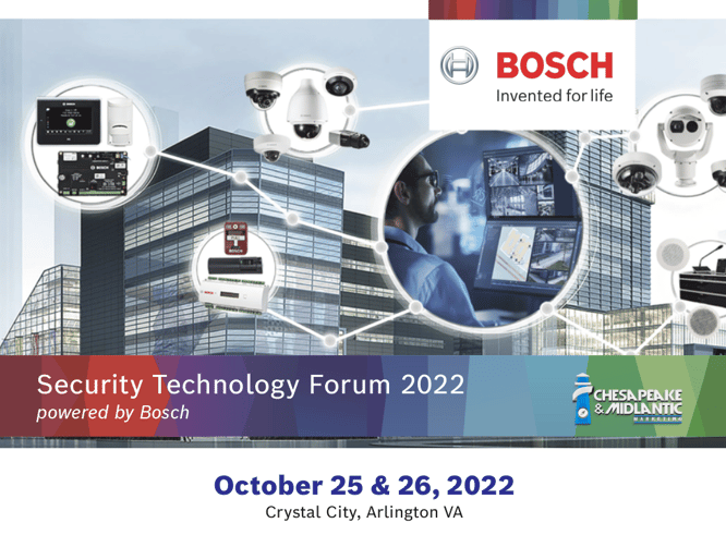Save the Date Banner Image - Security Technology Forum 2022, powered by Bosch-4