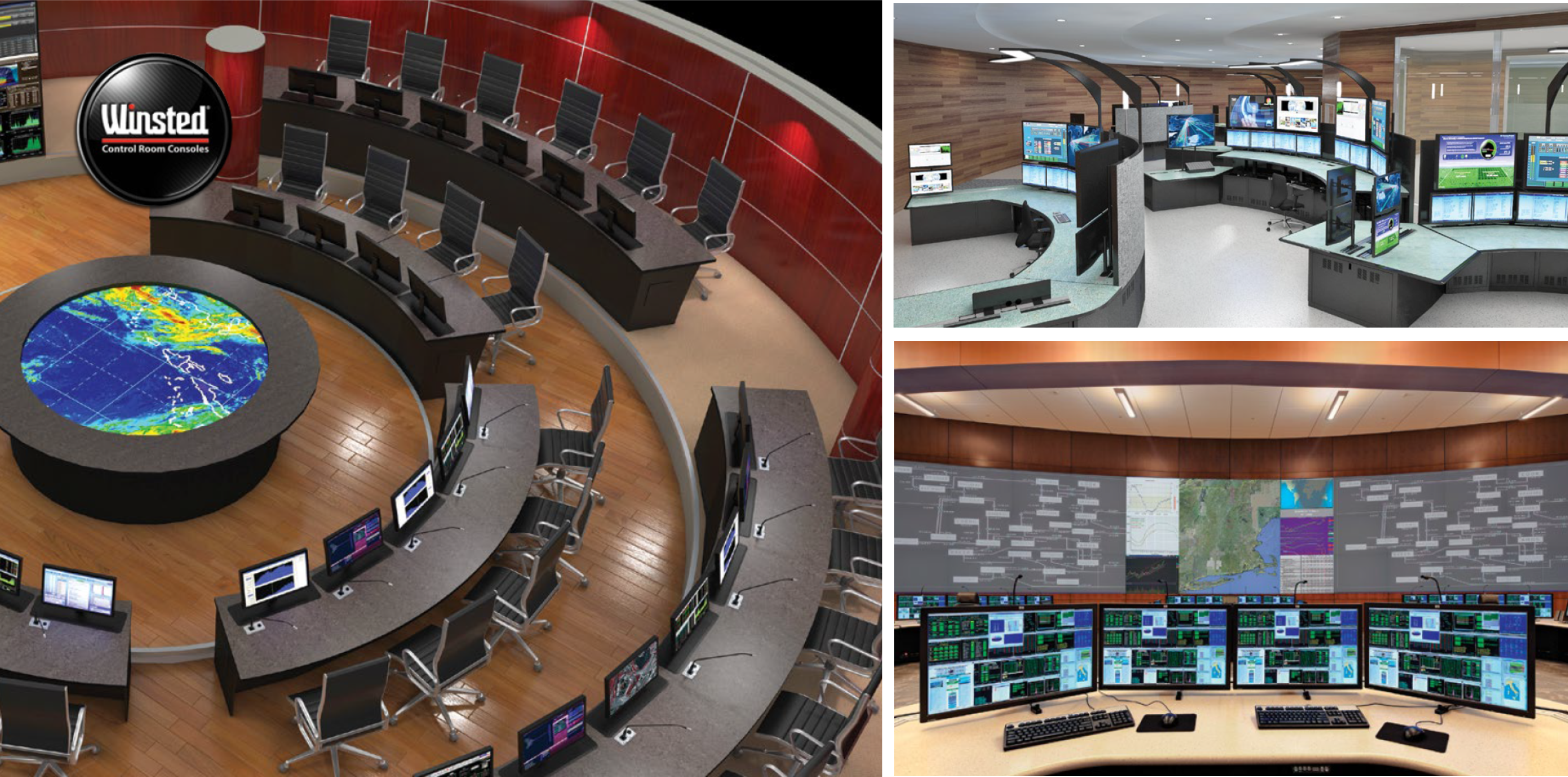 Winsted Control Rooms Collage