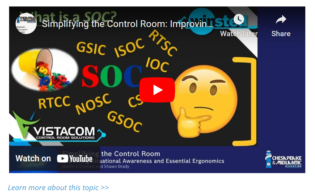 A Holistic Approach To Command Center Design By Winsted And Vistacom