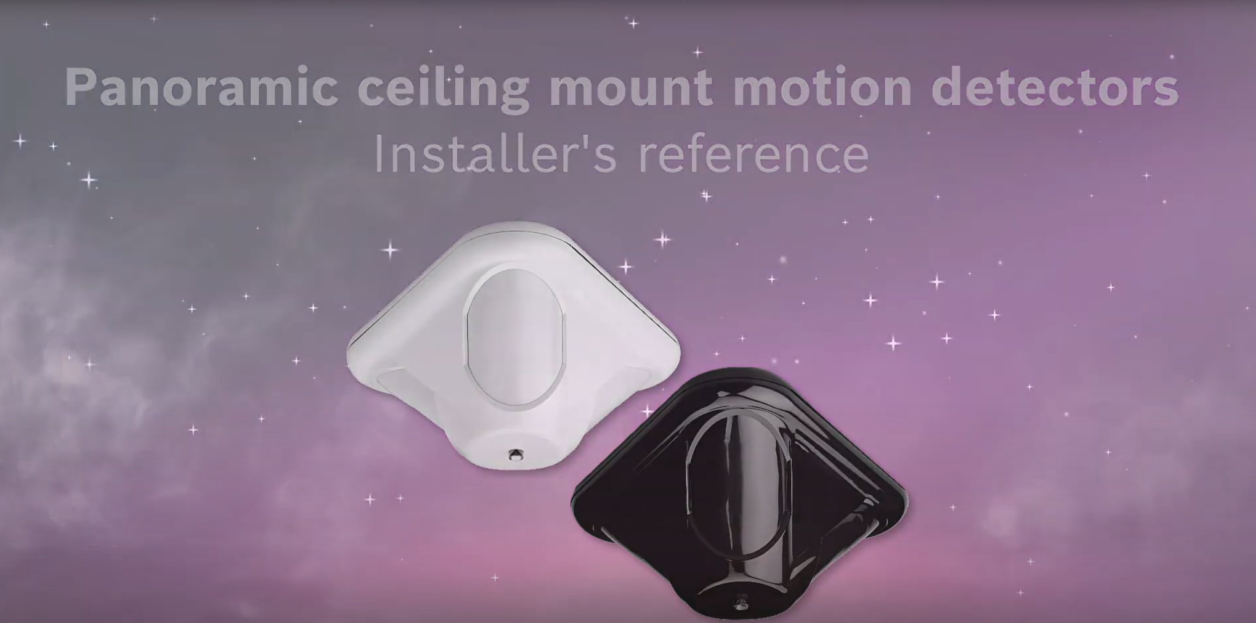 Bosch Ceiling Motion Detector Installer