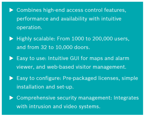 Bosch Access Management System AMS